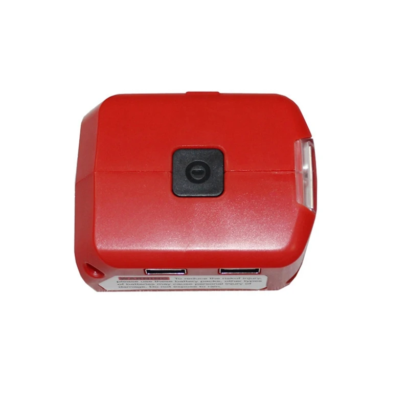 N18 Battery Adapter Converter For Mil-Waukee 14.4-18V Li-Ion Battery Power Source With Dual USB 5V/2.1A DC Port 12V/2A
N18 Battery Adapter Converter For Mil-Waukee 14.4-18V Li-Ion Battery Power Source With Dual USB 5V/2.1A DC Port 12V/2A