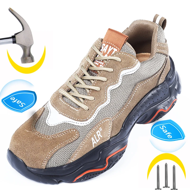 Safety Shoes Men Work Sneakers Puncture Proof Steel Toe Shoes Work Boots Indestructible Safety Boots Male Shoes Dropshipping 
Safety Shoes Men Work Sneakers Puncture Proof Steel Toe Shoes Work Boots Indestructible Safety Boots Male Shoes Dropshipping