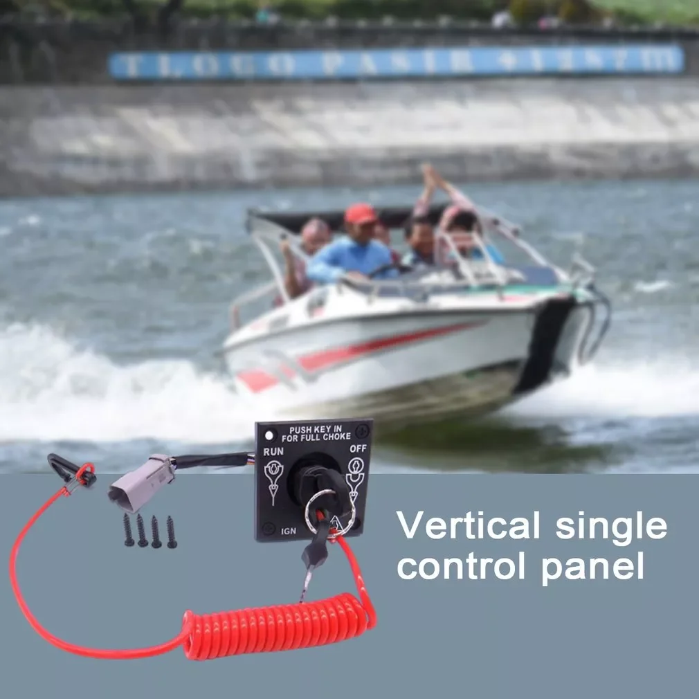 Outboard Engine 176408 0176408 Single Engine Ignition Starter Cut Off Switch With Keys For Johnson BRP Evinrude Boat Motor
Outboard Engine 176408 0176408 Single Engine Ignition Starter Cut Off Switch With Keys For Johnson BRP Evinrude Boat Motor