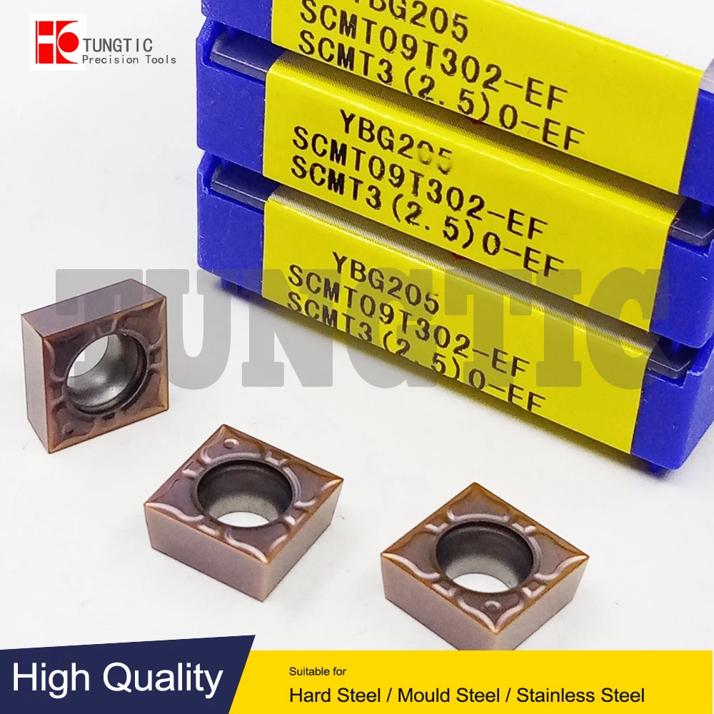 SCMT09T302-EF YBG205 Milling Cutter CNC Tool Lathe Machining Tools Lathe Cutting Tool Metal Turning Tools Inserts SCMT 09T302
SCMT09T302-EF YBG205 Milling Cutter CNC Tool Lathe Machining Tools Lathe Cutting Tool Metal Turning Tools Inserts SCMT 09T302