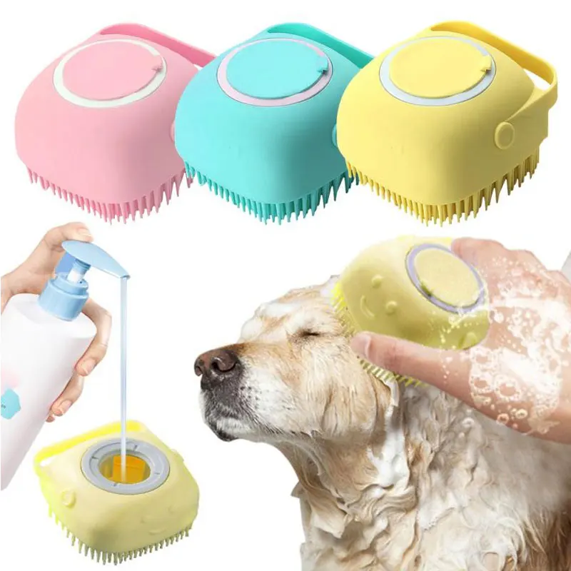 Bathroom Puppy Cat Washing Massage Dispenser Grooming Shower Brush Soft Silicone Dog Brush Pet Shampoo Massager Bath Brush
Bathroom Puppy Cat Washing Massage Dispenser Grooming Shower Brush Soft Silicone Dog Brush Pet Shampoo Massager Bath Brush