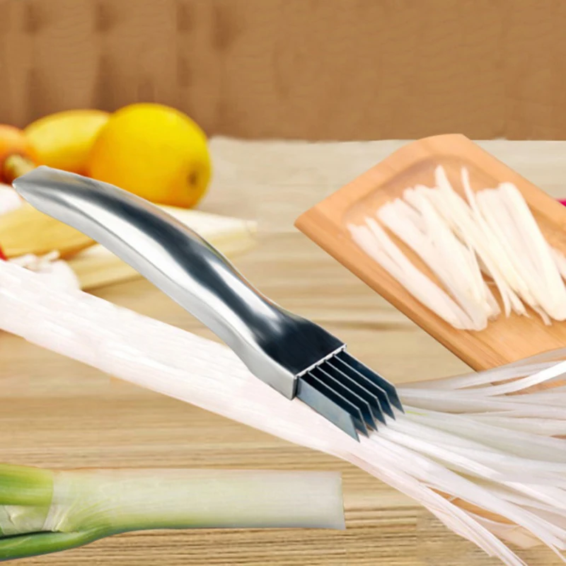 Multi Chopper Sharp Stainless Shredded Green Onion Knife Cut Slicer Kitchen Onion Knife Cutter Graters Vegetable Tool 
Multi Chopper Sharp Stainless Shredded Green Onion Knife Cut Slicer Kitchen Onion Knife Cutter Graters Vegetable Tool