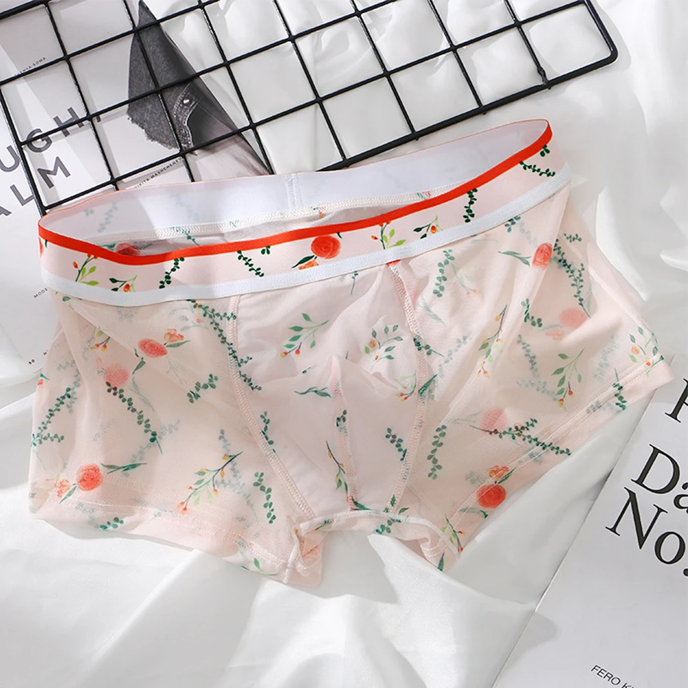 Men Sexy Super Thin Mesh Boxers Briefs U Convex Pouch Panties Transparent Breathable Soft Skin-Friendly Printed Underpants
Men Sexy Super Thin Mesh Boxers Briefs U Convex Pouch Panties Transparent Breathable Soft Skin-Friendly Printed Underpants