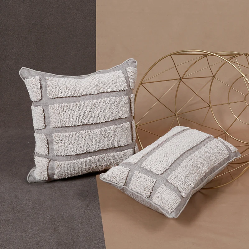 Grey Cushion cover 45x45cm/30x50cm pillow cover Tufted Geometric for Netural Home decoration Living Room Bedroom Chair
Grey Cushion cover 45x45cm/30x50cm pillow cover Tufted Geometric for Netural Home decoration Living Room Bedroom Chair