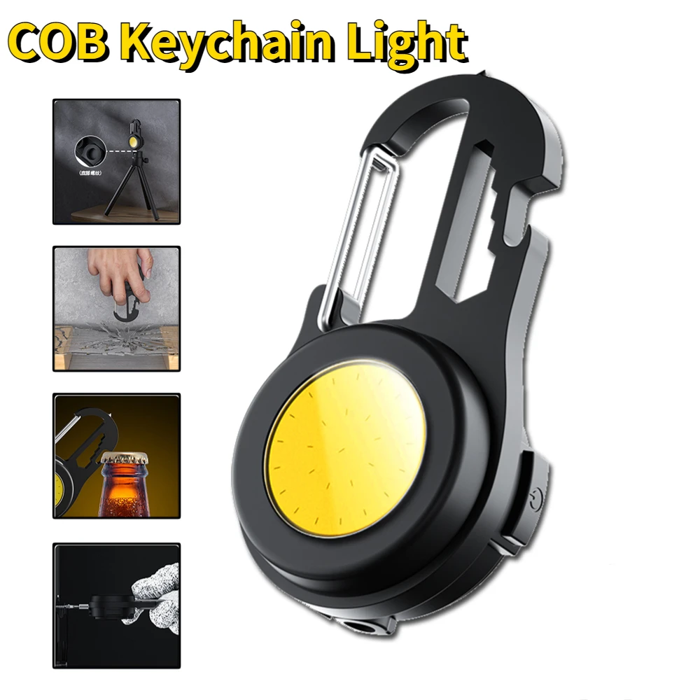 Multi-function COB Keychain Light COB Inspection Light Charging Emergency Lamp for Outdoor Camping Night Walks Troubleshooting
Multi-function COB Keychain Light COB Inspection Light Charging Emergency Lamp for Outdoor Camping Night Walks Troubleshooting