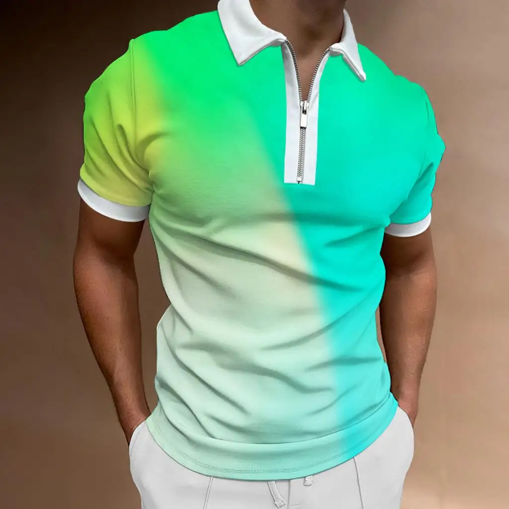 Dropshipping 3D Printing Polo Shirts Men's T-shirts Gradient Pattern Sweatshirt Casual Male Clothing 2022 Summer New Polo Tops
Dropshipping 3D Printing Polo Shirts Men's T-shirts Gradient Pattern Sweatshirt Casual Male Clothing 2022 Summer New Polo Tops