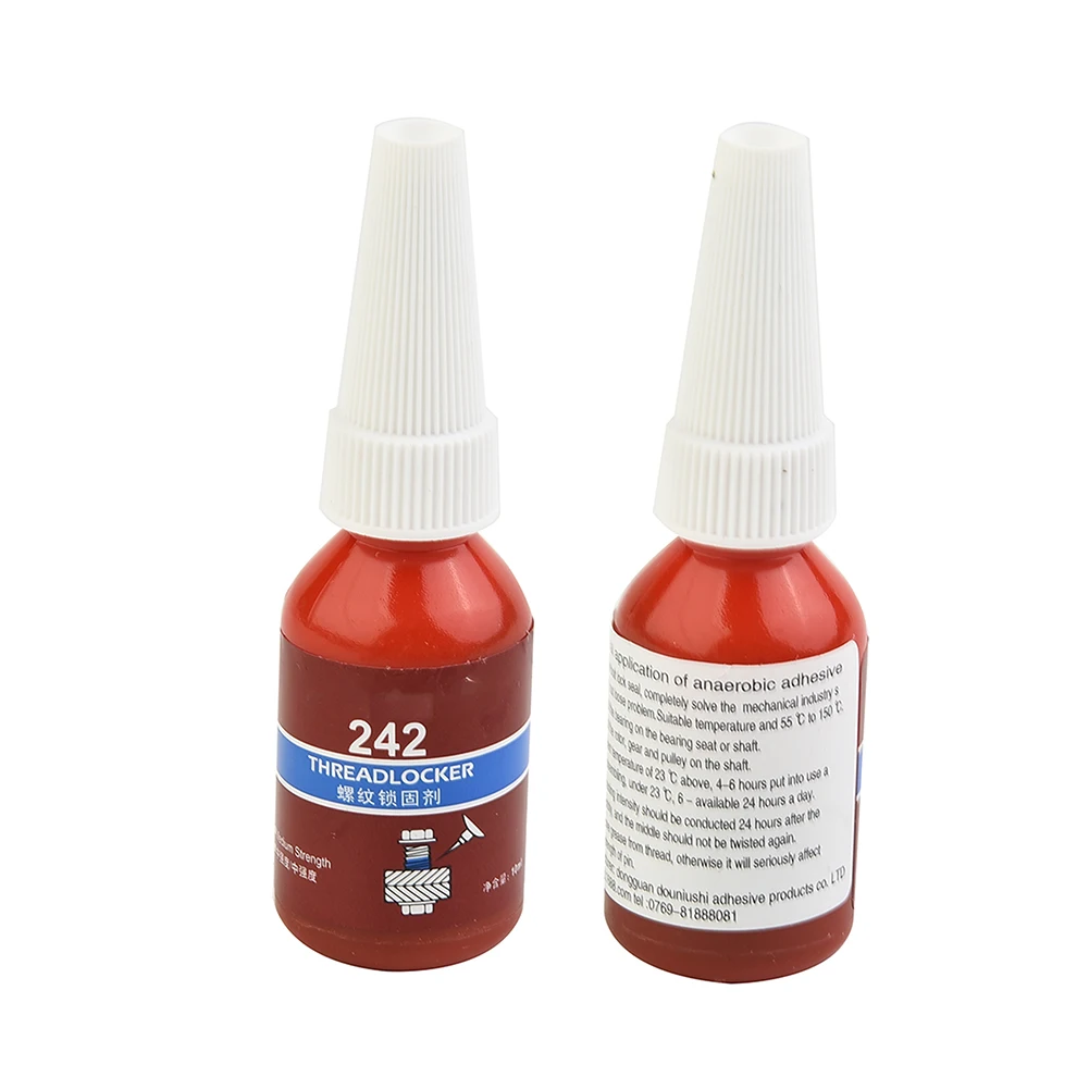 2pcs 10ml Threadlocker 242 Metal Sealing Anaerobic Glue Adhesive Screw Fastening M6-M20 Thread Locking Hardware Tool
2pcs 10ml Threadlocker 242 Metal Sealing Anaerobic Glue Adhesive Screw Fastening M6-M20 Thread Locking Hardware Tool