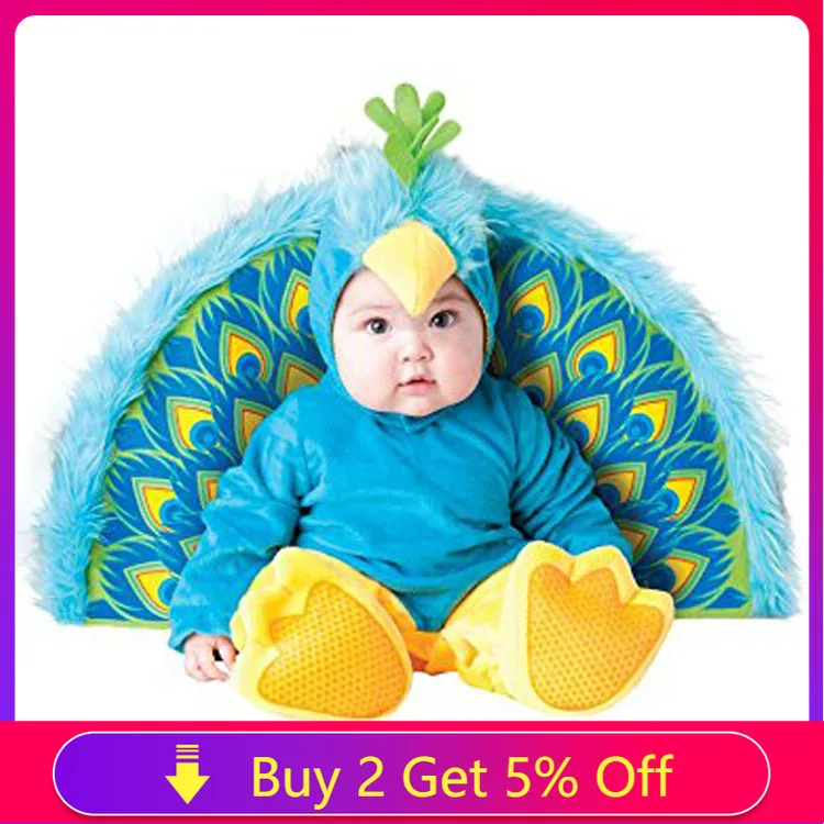 6-30 Months Newborn Babies Animals Cartoon Peacock Rompers Boys Girls Halloween Cosplay Costumes Role Play Jumpsuit Hat Socks
6-30 Months Newborn Babies Animals Cartoon Peacock Rompers Boys Girls Halloween Cosplay Costumes Role Play Jumpsuit Hat Socks