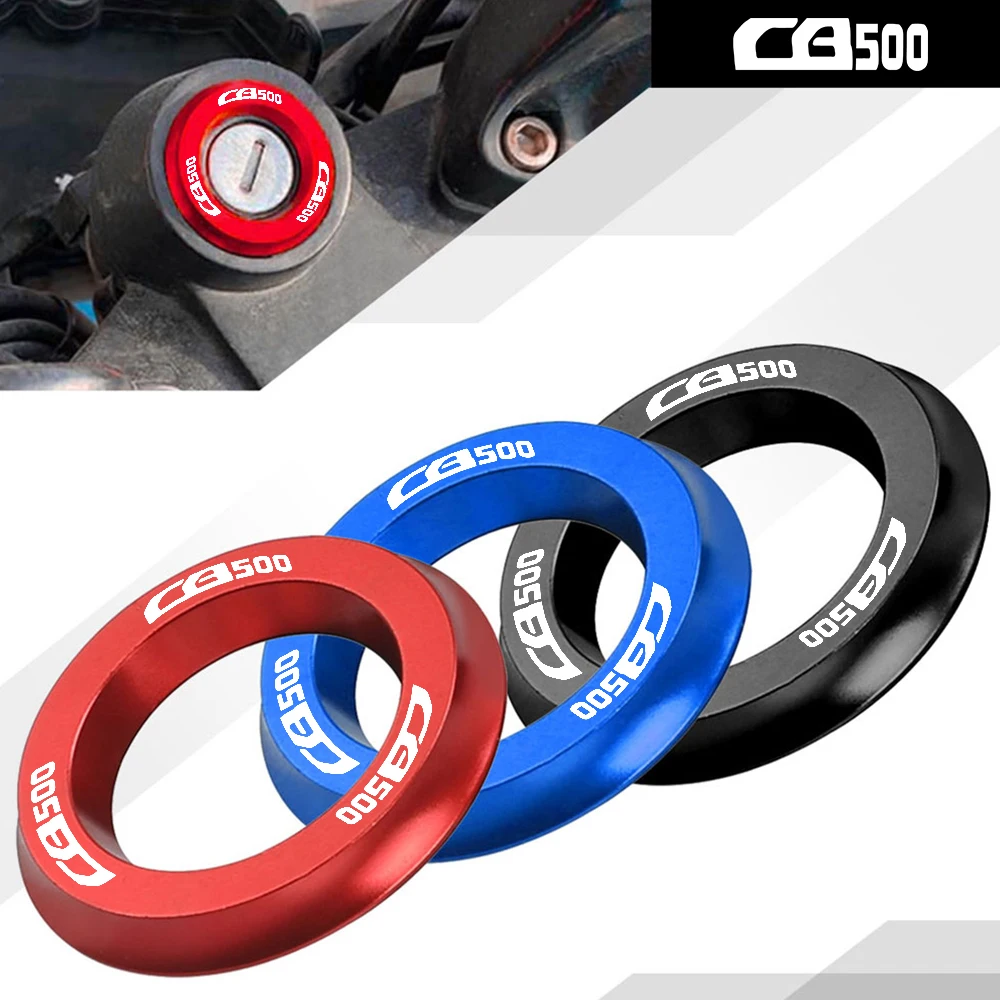 Motorcycle Ignition Cover Throttle Cover Decorative Ring Key Hole Ring CNC Aluminum FOR HONDA CB500 1994-1996 1995 CB 500 cb500 
Motorcycle Ignition Cover Throttle Cover Decorative Ring Key Hole Ring CNC Aluminum FOR HONDA CB500 1994-1996 1995 CB 500 cb500