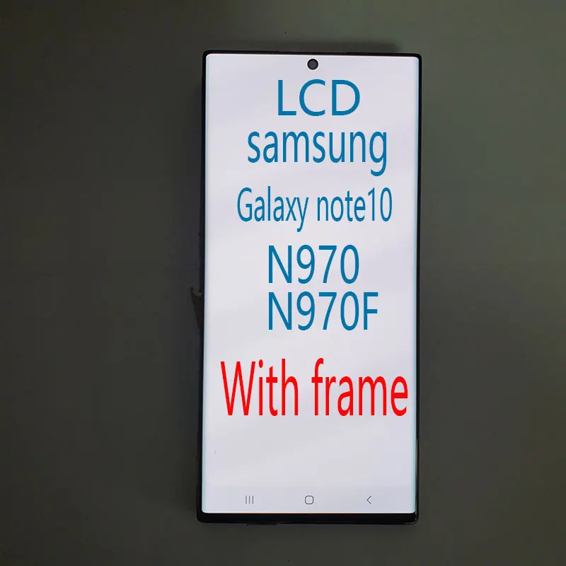 Suitable for original Samsung Galaxy note10 mobile phone LCD screen n970 n10 replacement touch display n970f digitizer
Suitable for original Samsung Galaxy note10 mobile phone LCD screen n970 n10 replacement touch display n970f digitizer