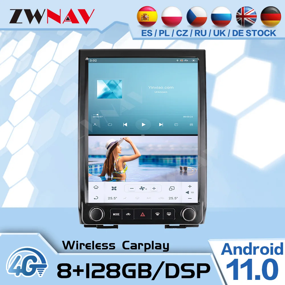 Qualcomm 665 128G Android 11 Multimedia Player For Ford Expedition F450 2015 2016 2017 GPS Navi Radio Auto Car Stereo Head Unit
Qualcomm 665 128G Android 11 Multimedia Player For Ford Expedition F450 2015 2016 2017 GPS Navi Radio Auto Car Stereo Head Unit