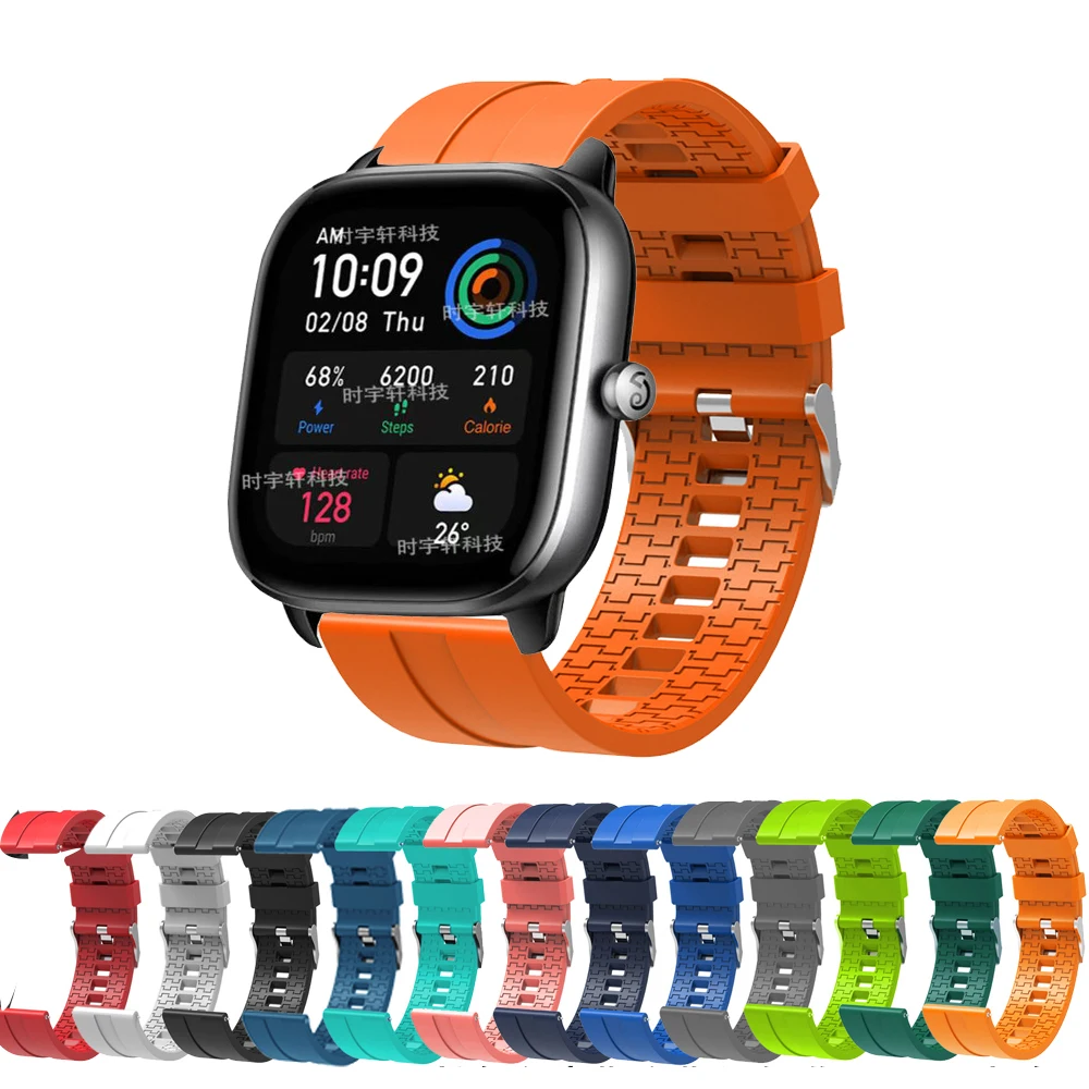 Ремешок силиконовый для часов Amazfit Bip S, браслет для Huami Amazfit GTS 4 3 2 2E/GTS4 GTS2 mini/Bip 3/GTR 42 мм, 20 мм
Ремешок силиконовый для часов Amazfit Bip S, браслет для Huami Amazfit GTS 4 3 2 2E/GTS4 GTS2 mini/Bip 3/GTR 42 мм, 20 мм