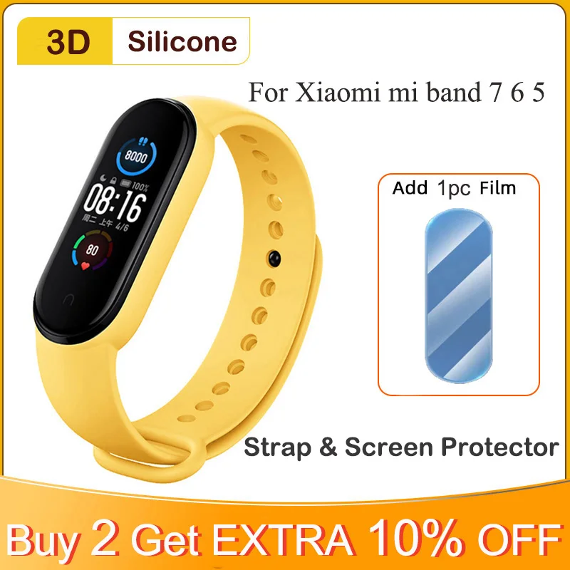Сменный ремешок + Защитная пленка для экрана для Xiaomi Mi Band MiBand 7 5 6 дюймов, аксессуары для смарт-браслета Xiaomi Band 5
Сменный ремешок + Защитная пленка для экрана для Xiaomi Mi Band MiBand 7 5 6 дюймов, аксессуары для смарт-браслета Xiaomi Band 5