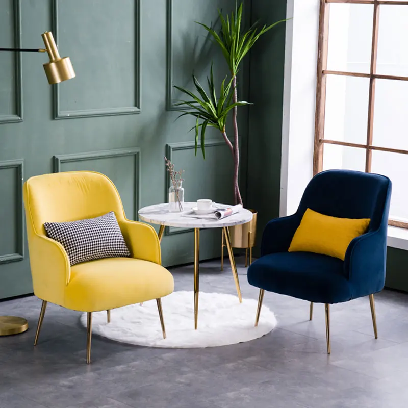 Living Room Sofa Armchair Balcony Relax Pink Waiting Chairs Modern Furniture Reception Small Single Sofa Design Velvet Soft
Living Room Sofa Armchair Balcony Relax Pink Waiting Chairs Modern Furniture Reception Small Single Sofa Design Velvet Soft