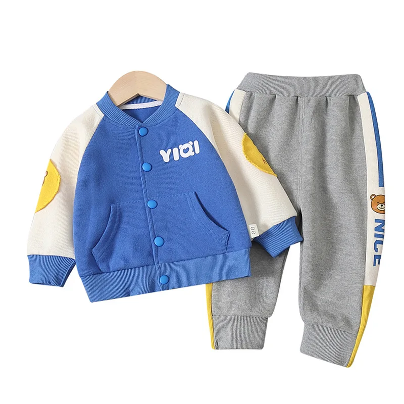 Boys Clothes Sets 2pcs Spring Autumn 1 To 5 Years Children Cotton Jacket Pants Tracksuits For Baby Kids Casual Sports Suits 2022
Boys Clothes Sets 2pcs Spring Autumn 1 To 5 Years Children Cotton Jacket Pants Tracksuits For Baby Kids Casual Sports Suits 2022