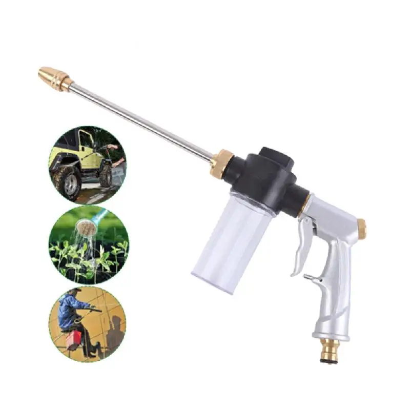 Water Gun Sprinkler Hose Nozzle Multifunction Garden High Pressure Watering Spray Gun Car Wash Water Jet Gun Foam Pot Irrigation
Water Gun Sprinkler Hose Nozzle Multifunction Garden High Pressure Watering Spray Gun Car Wash Water Jet Gun Foam Pot Irrigation