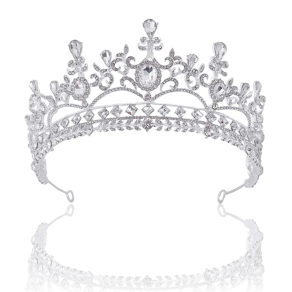 Baroque Silver Color Crystal Bridal Tiaras Queen Crowns For Women Rhinestone Prom Pageant Diadem Luxury Wedding Hair Accessories
Baroque Silver Color Crystal Bridal Tiaras Queen Crowns For Women Rhinestone Prom Pageant Diadem Luxury Wedding Hair Accessories