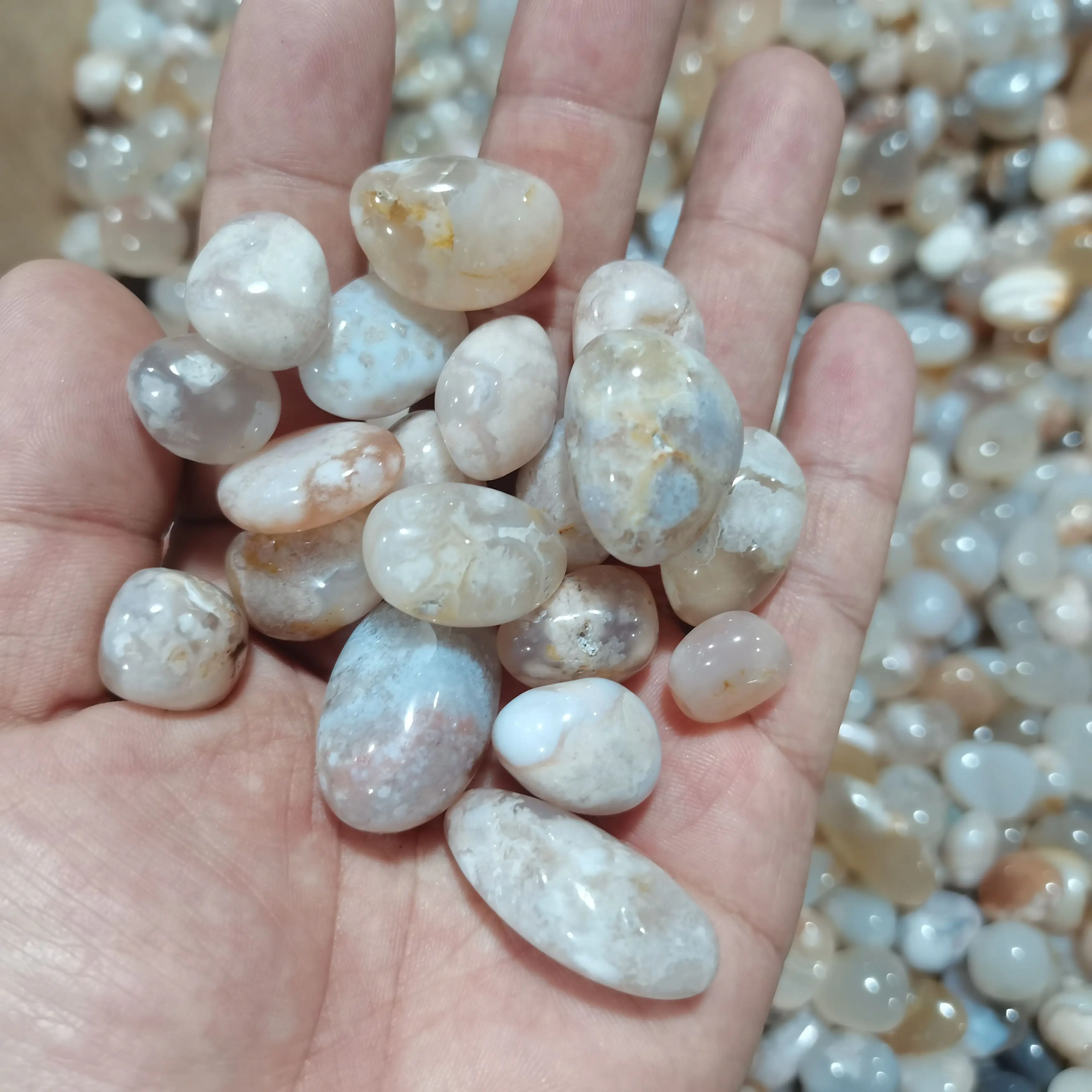 1000g 100% Natural Cherry Blossom Agate Gravel Tumbled Bulk Quartz Stone Healing Reiki Gemstones Home Decoration YID CAIMAOSJ
1000g 100% Natural Cherry Blossom Agate Gravel Tumbled Bulk Quartz Stone Healing Reiki Gemstones Home Decoration YID CAIMAOSJ