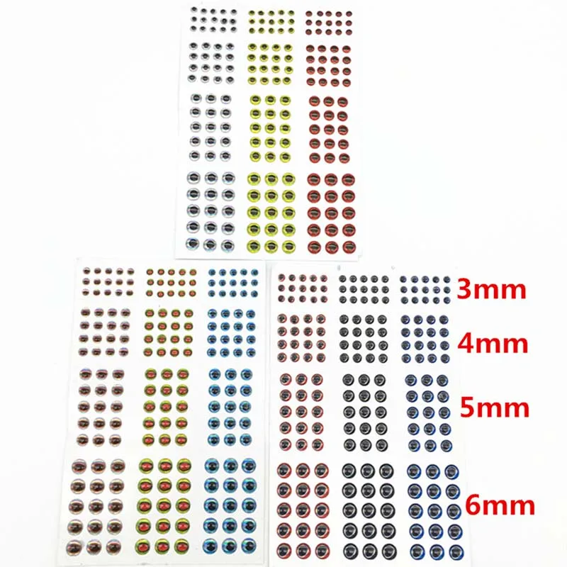 183pcs Soft Molded 3D Holographic Fishing Lure Eyes Fly Tying Lure Baits Making Fishing Tools Lure Eyes 
183pcs Soft Molded 3D Holographic Fishing Lure Eyes Fly Tying Lure Baits Making Fishing Tools Lure Eyes