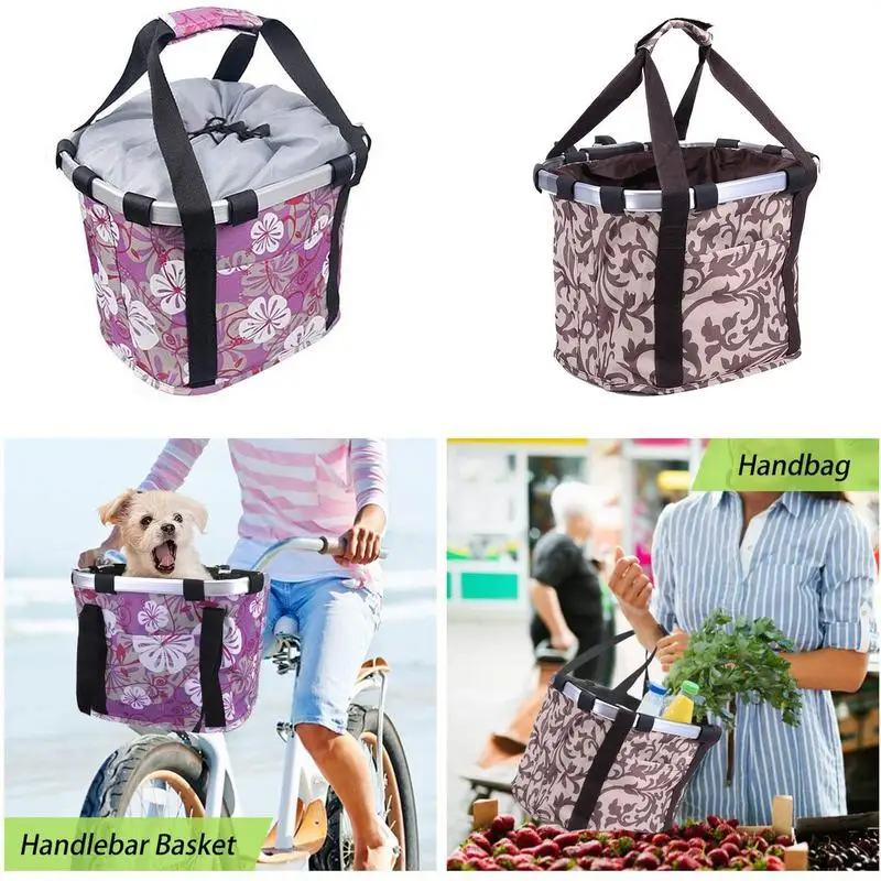 

Велосипедная корзина для домашних животных, съемная корзина для маленьких собак, легкая и прочная, для электромобилей