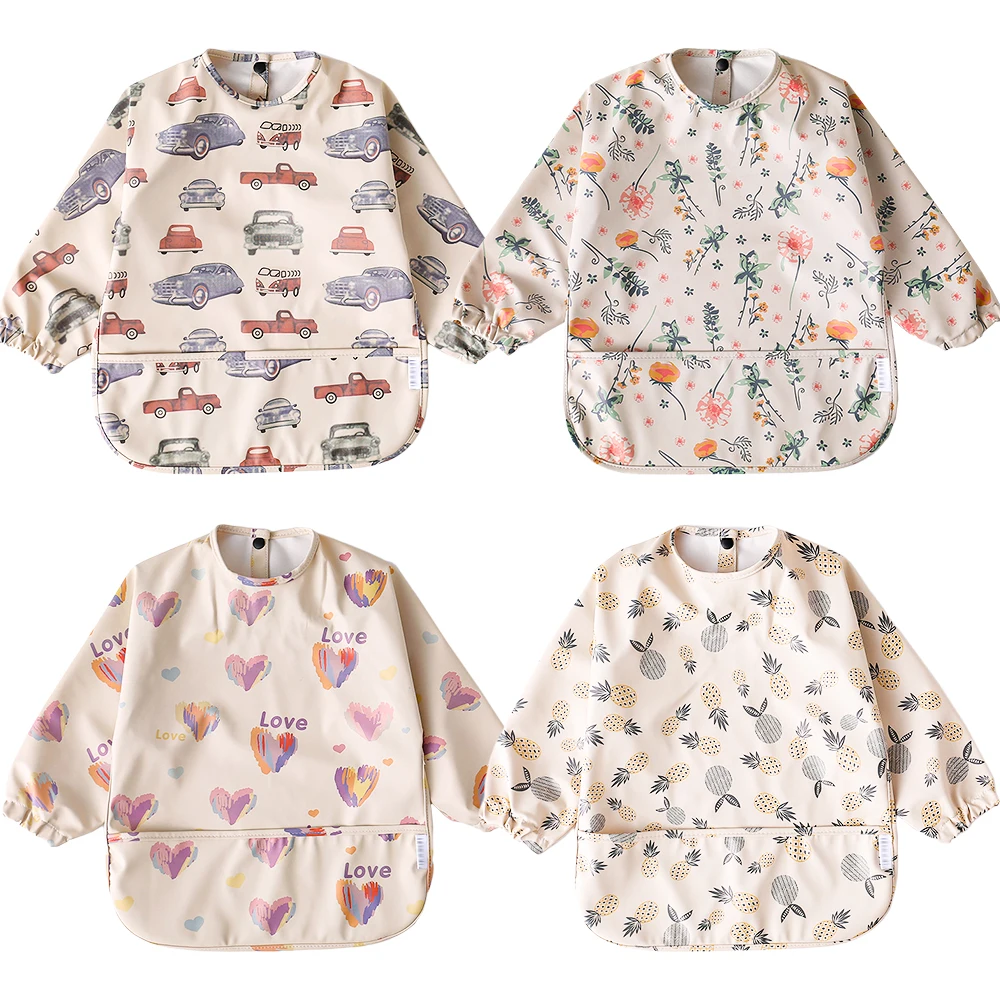 Baby Long Sleeve Bib Waterproof Adjustable Bib Newborn Things Infant Bib for Baby Breakfast Lunch Dinner Feeding Bib 6-54 Months
Baby Long Sleeve Bib Waterproof Adjustable Bib Newborn Things Infant Bib for Baby Breakfast Lunch Dinner Feeding Bib 6-54 Months