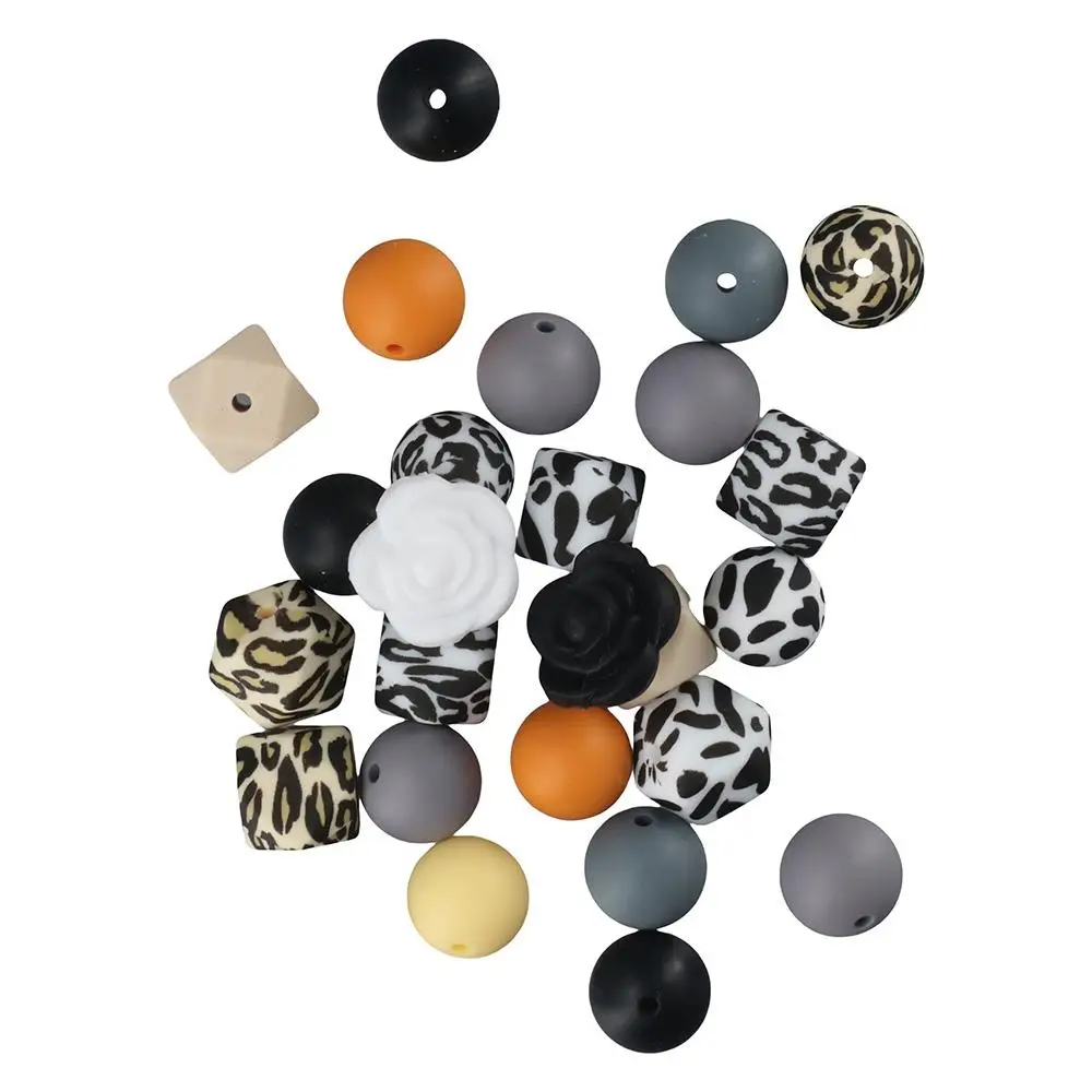 102Pcs Leopard Silicone Beads Crafts 12mm Mixed Color Silicone Loose Beads Elastic Rope Jewelry
102Pcs Leopard Silicone Beads Crafts 12mm Mixed Color Silicone Loose Beads Elastic Rope Jewelry
