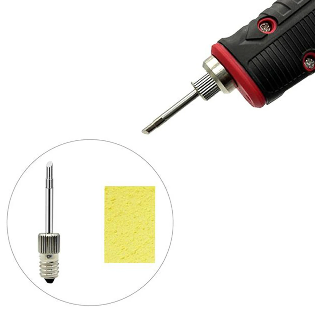 E10 Interface Soldering Tips B C K Soldering Iron Head & Sponge Set Replacement Soldering Iron Tips Electric Solder Needle Tip
E10 Interface Soldering Tips B C K Soldering Iron Head & Sponge Set Replacement Soldering Iron Tips Electric Solder Needle Tip