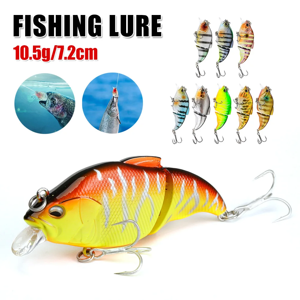 Swimbait Fishing Lure 72mm 10.5g Vibration Floating Lure Jointed Lure Artificial Swimming Lures for Bass Pike Perch Trout Tackle
Swimbait Fishing Lure 72mm 10.5g Vibration Floating Lure Jointed Lure Artificial Swimming Lures for Bass Pike Perch Trout Tackle
