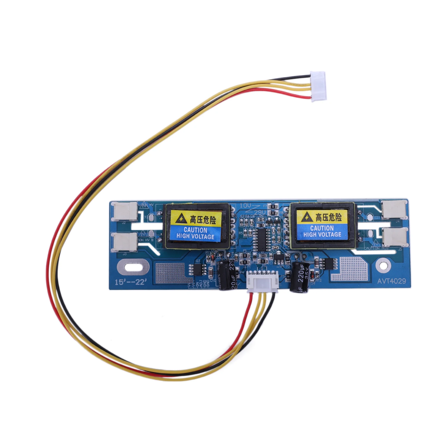 Avt4029 Universal Inverter Replacement Ccfl Inverter Lcd Monitor 4 Lamp 10-29V For 15-22 Inch Wide Screen With 6pin Cable
Avt4029 Universal Inverter Replacement Ccfl Inverter Lcd Monitor 4 Lamp 10-29V For 15-22 Inch Wide Screen With 6pin Cable