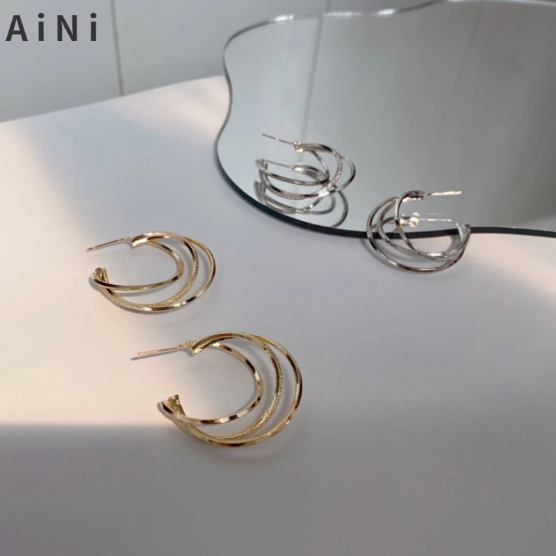 Fashion Jewelry 925 Silver needle Multi Layers Metal Earrings Popular Style Statement Drop Earrings For Women Gifts Wholesale
Fashion Jewelry 925 Silver needle Multi Layers Metal Earrings Popular Style Statement Drop Earrings For Women Gifts Wholesale