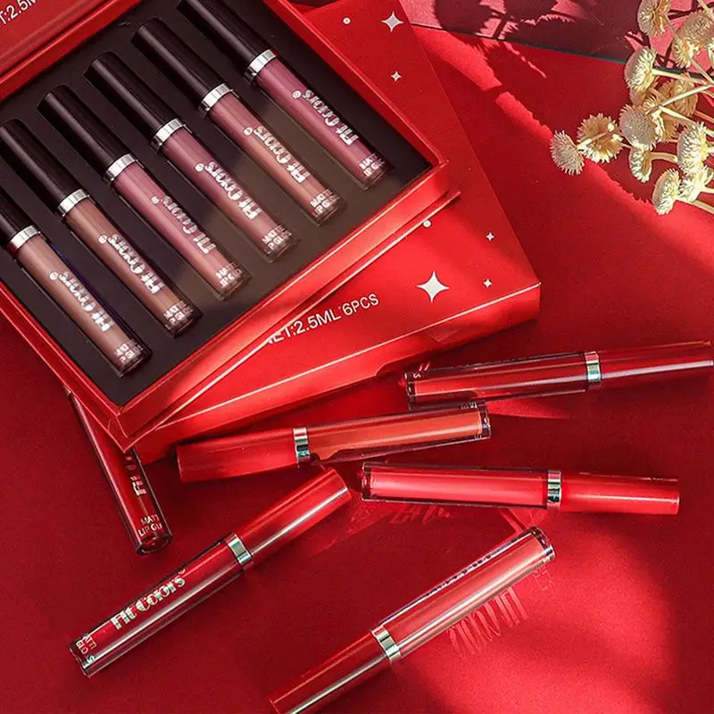 Makeup Set With Matte Lipsticks, 6 Colors, Moisturizing Lip Gloss for Women, and Colorfast Gloss Matte Liquid Lipstick Perfect
Makeup Set With Matte Lipsticks, 6 Colors, Moisturizing Lip Gloss for Women, and Colorfast Gloss Matte Liquid Lipstick Perfect