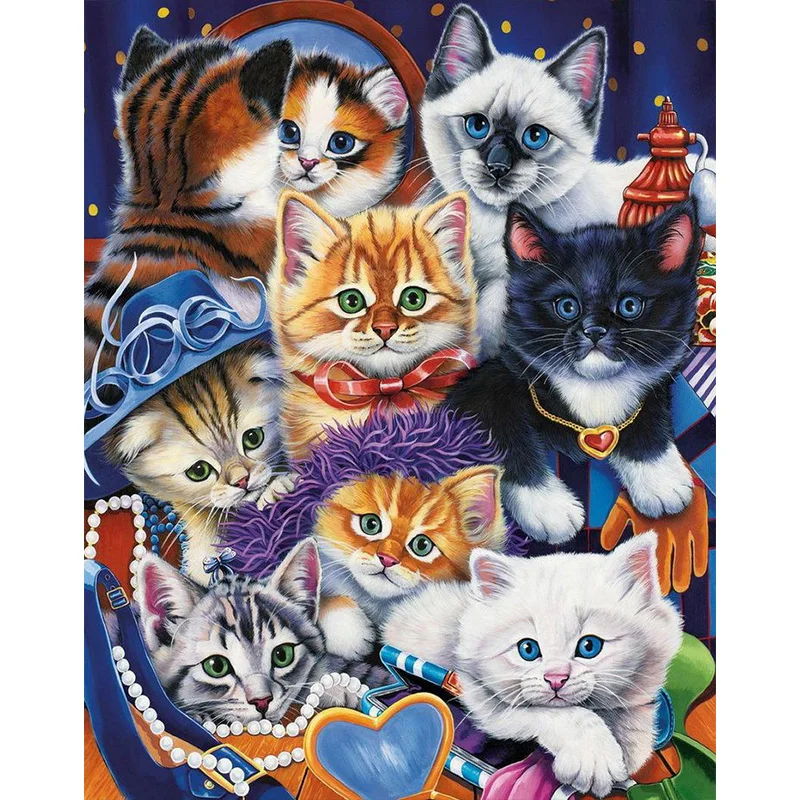 Diamond Drawing Cartoon Cat Animal, 5D DIY Full Square/Round Handmade Diamond Embroidery, Mosaic Art Cross Stitch, Home Decor
Diamond Drawing Cartoon Cat Animal, 5D DIY Full Square/Round Handmade Diamond Embroidery, Mosaic Art Cross Stitch, Home Decor