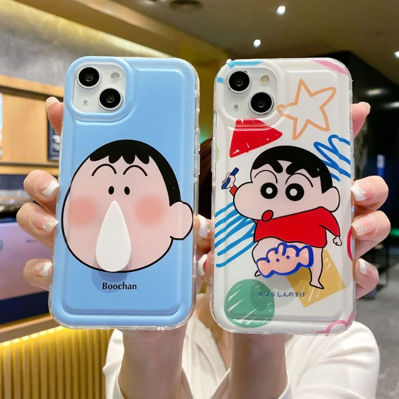 Kawaii Crayon Shinchan Iphone Mobile Phone Case Animation Suitable for IPhone14 12 13 Cartoon Rotatable Air Bag Soft Shell Gift
Kawaii Crayon Shinchan Iphone Mobile Phone Case Animation Suitable for IPhone14 12 13 Cartoon Rotatable Air Bag Soft Shell Gift