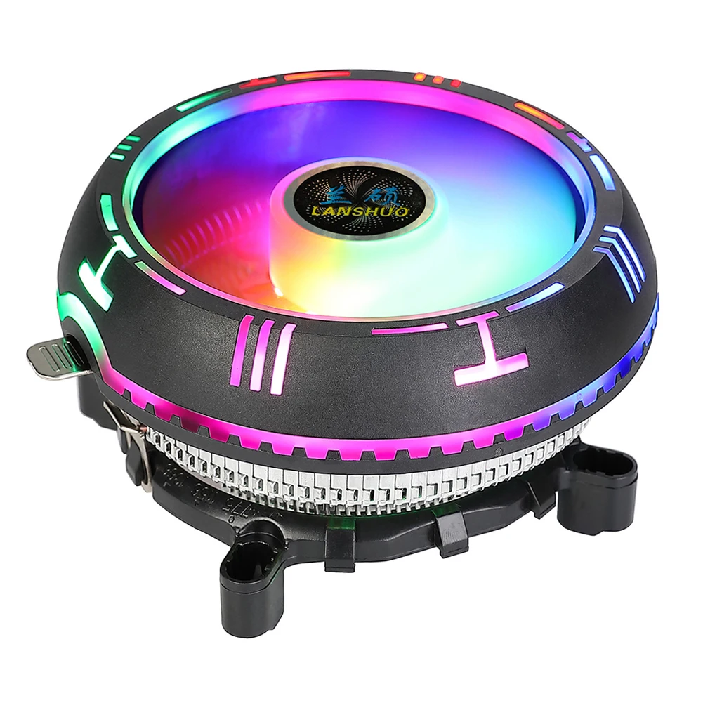 LANSHUO Cooling Fan Low Profile RGB CPU Air Cooler for AMD AM4 AM3+ X79 X99 LGA 775 1150 1151 1155 2000 RPM Copper Aluminum Fan
LANSHUO Cooling Fan Low Profile RGB CPU Air Cooler for AMD AM4 AM3+ X79 X99 LGA 775 1150 1151 1155 2000 RPM Copper Aluminum Fan
