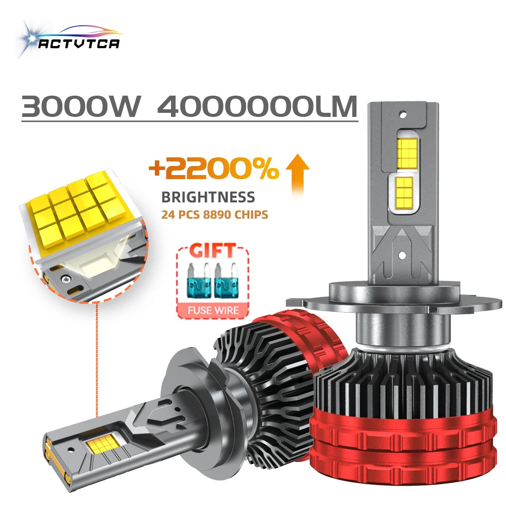 ACTVTCA H4 H7 LED CANBUS H11 H1 9005 HB3 9006 HB4 9007 9008 9012 Светодиодные фары 3000 Вт Высокая мощность 4000000LM Автомобильные фары
ACTVTCA H4 H7 LED CANBUS H11 H1 9005 HB3 9006 HB4 9007 9008 9012 Светодиодные фары 3000 Вт Высокая мощность 4000000LM Автомобильные фары