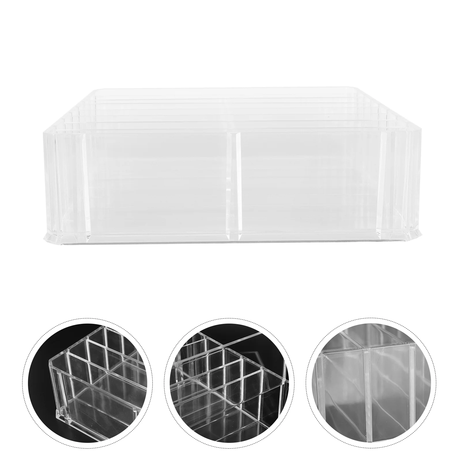 Box Jewelry Holder Case Makeup Storage Displayvanity Compartments Bag Stand Container Lipstick Countertop Organizer Desktop
Box Jewelry Holder Case Makeup Storage Displayvanity Compartments Bag Stand Container Lipstick Countertop Organizer Desktop