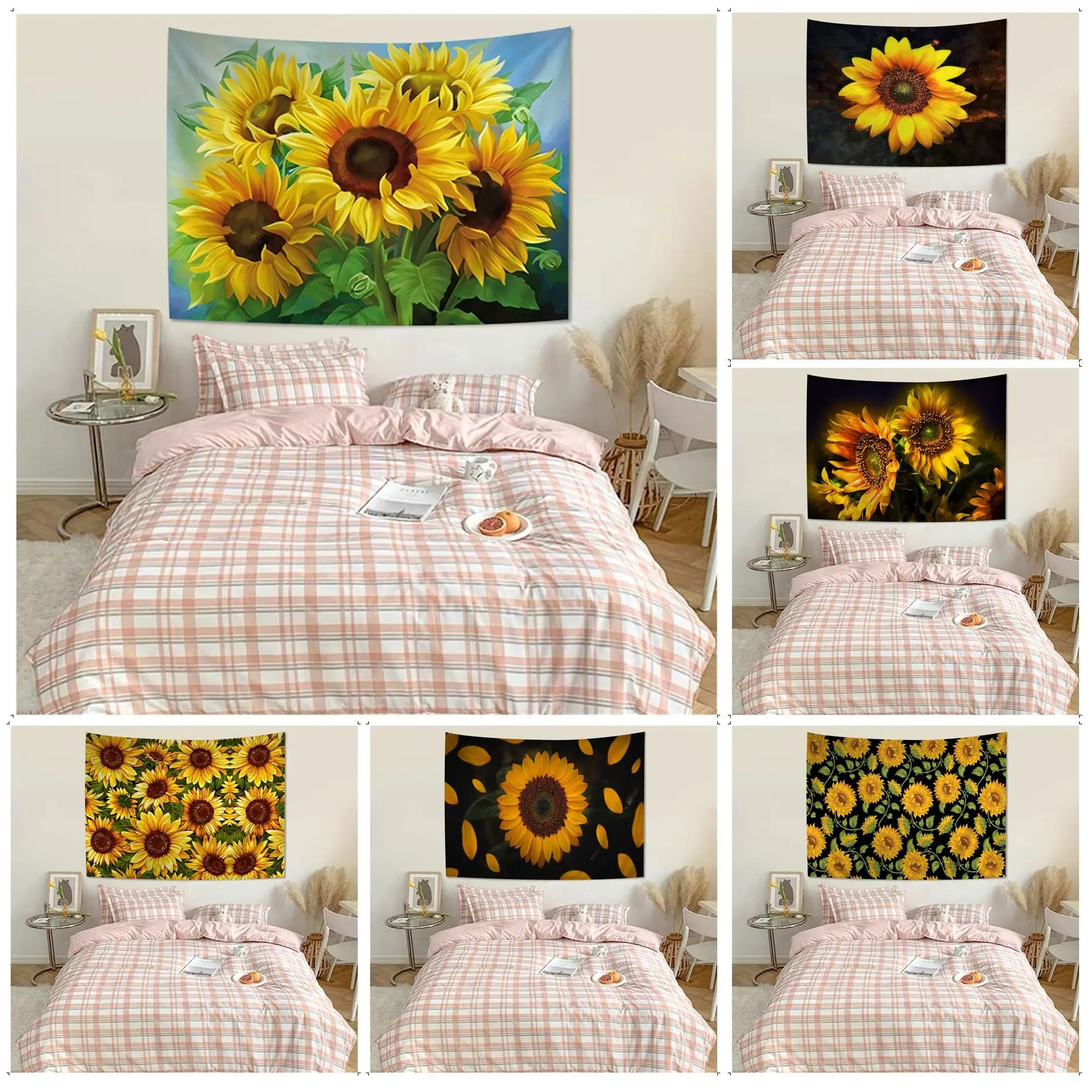 Sunflower DIY Wall Tapestry Hanging Tarot Hippie Wall Rugs Dorm Wall Art Decor
Sunflower DIY Wall Tapestry Hanging Tarot Hippie Wall Rugs Dorm Wall Art Decor