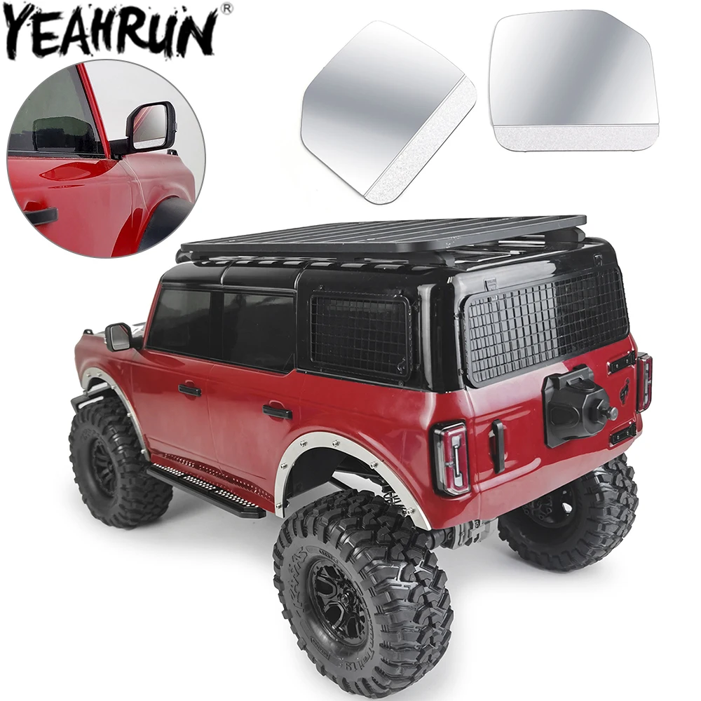 YEAHRUN RC Автомобильное зеркало заднего вида объектив для Traxxas TRX4 TRX-4 Bronco 1/10 RC Crawler имитация украшения детали
YEAHRUN RC Автомобильное зеркало заднего вида объектив для Traxxas TRX4 TRX-4 Bronco 1/10 RC Crawler имитация украшения детали