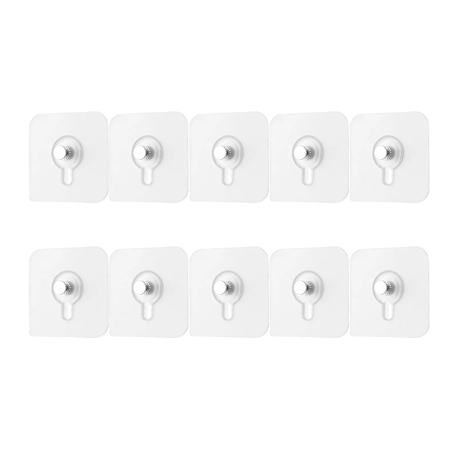 10 Clear Suction Cups - Square Shape Sticky Suction Cup With Stainless Steel Screw Hooks For Home Wall Window Bathroom Door
10 Clear Suction Cups - Square Shape Sticky Suction Cup With Stainless Steel Screw Hooks For Home Wall Window Bathroom Door