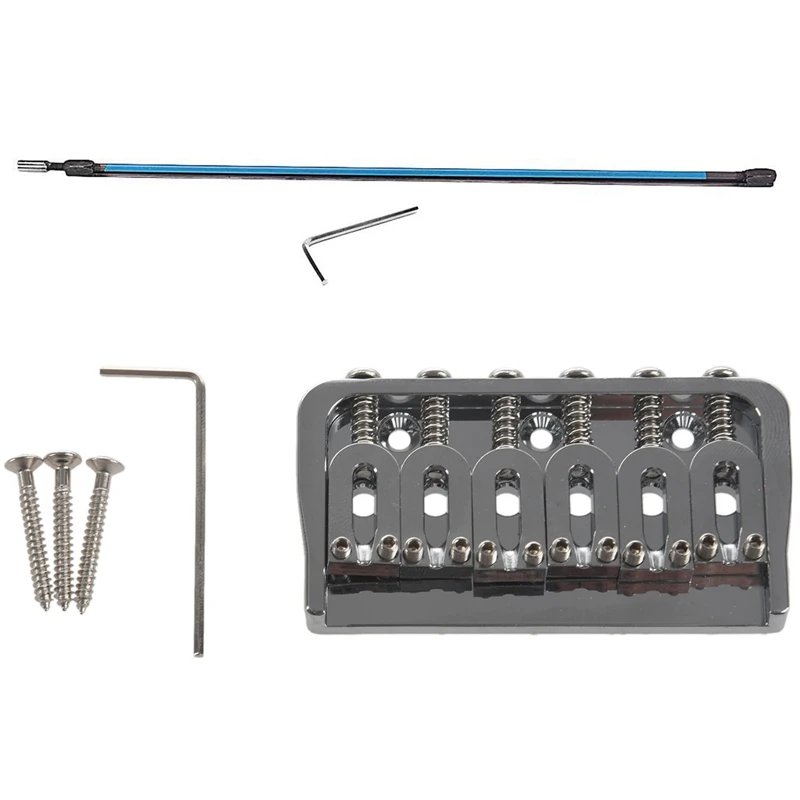 1Set 6-String Electric Guitar Saddle Bridge & 2Pcs 46Cmtwo Way Rod Type Dual Action Guitar Truss Rod Steel Blue
1Set 6-String Electric Guitar Saddle Bridge & 2Pcs 46Cmtwo Way Rod Type Dual Action Guitar Truss Rod Steel Blue