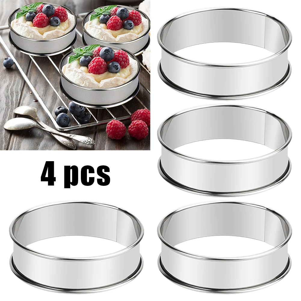 Mousse Ring Muffin Rings Cake Mold DIY Creative Round Muffin Rings Outer Diameter 8.5cm Stainless Steel 100% Brand New
Mousse Ring Muffin Rings Cake Mold DIY Creative Round Muffin Rings Outer Diameter 8.5cm Stainless Steel 100% Brand New