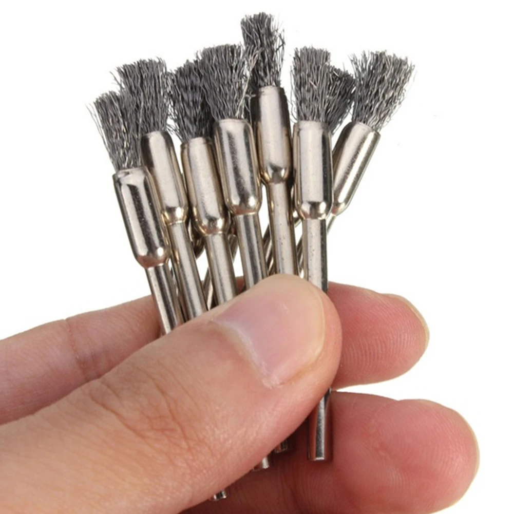 10Pcs Steel Wire Wheel Brush Set Dremel Polishing Set Accessories Kit For Cleaning Grinding Polished
10Pcs Steel Wire Wheel Brush Set Dremel Polishing Set Accessories Kit For Cleaning Grinding Polished