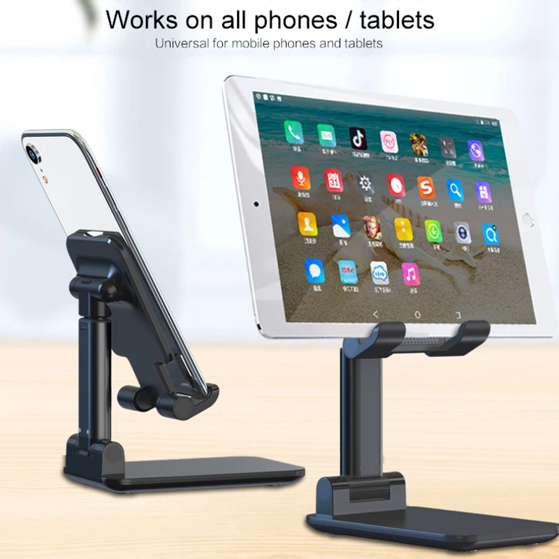 

360 Degrees Rotation Phone Support Telescopic Folding Tablet Stand Lazy Bracket Telescopic Mobile Phone Holder For Smartphone