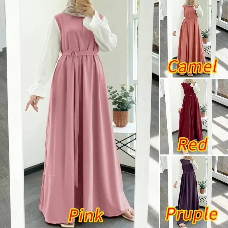 Muslim Fashion Hijab Women Islamic Dress Belted Abaya Dubai Turkey Summer Causal African Dresses for Women Plus Size Arabic Robe
Muslim Fashion Hijab Women Islamic Dress Belted Abaya Dubai Turkey Summer Causal African Dresses for Women Plus Size Arabic Robe