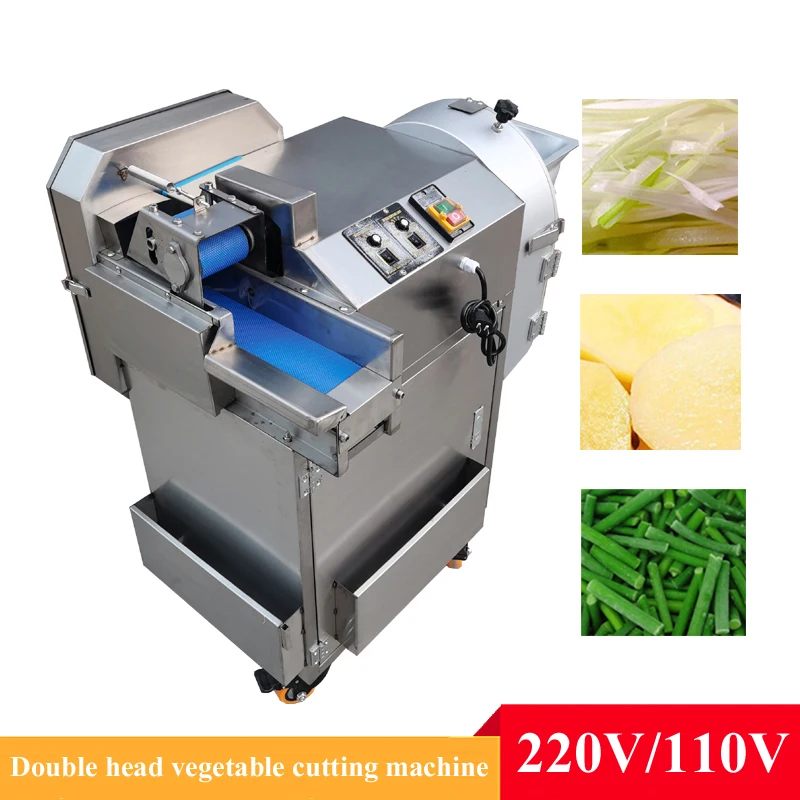 

Vegetable Slicer Machine Commercial Electric Shred Diced Machine Stainless Steel Cabbage Shredder Vegetables Cutting Machine