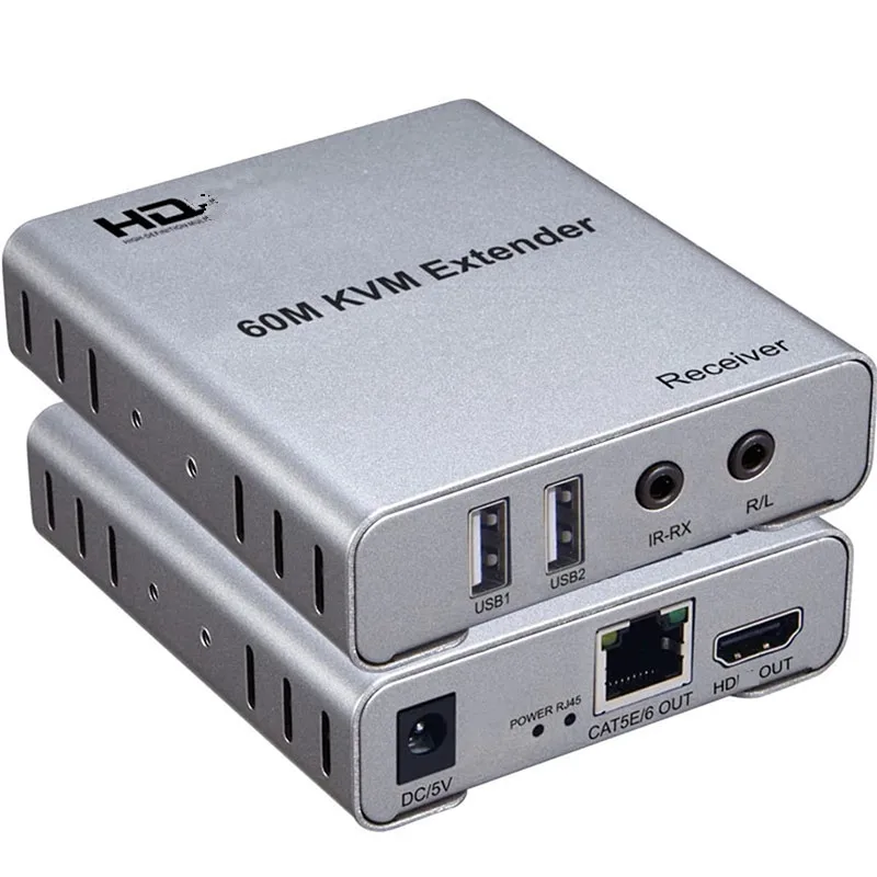 HDMI 2 0 4K 60 Гц м удлинитель 1080P 120 по RJ45 Ethernet Lan CAT5e Cat6 каскадное соединение ПК DVD к