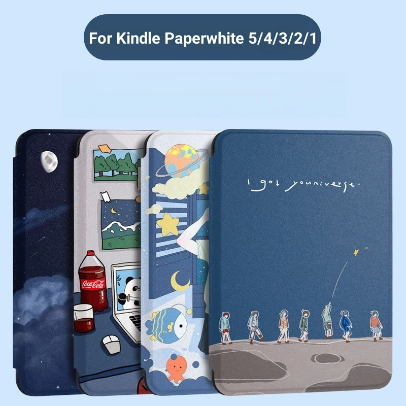 

Для нового Kindle Paperwhite 5 2021 11-го поколения Чехол тонкий умный телефон для Kindle J9G29R 2019 для Kindle Paperwhite 4/3/2 6"
