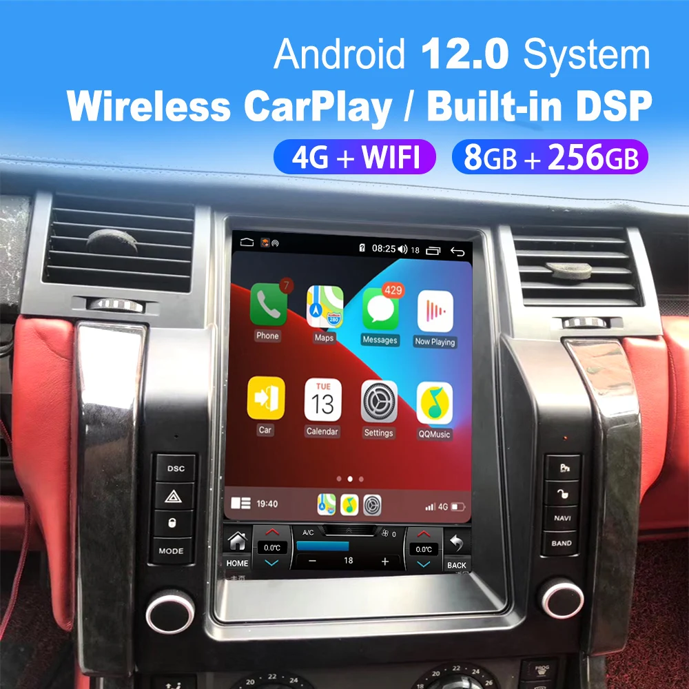 Android 12,0 Восьмиядерный 8 + 256G Tesla Автомобильный мультимедийный радиоплеер для Land Range Rover Sport 2005-2009 автомобильный стерео GPS навигатор
Android 12,0 Восьмиядерный 8 + 256G Tesla Автомобильный мультимедийный радиоплеер для Land Range Rover Sport 2005-2009 автомобильный стерео GPS навигатор
