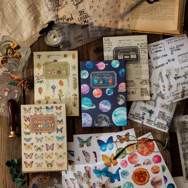 16 шт., декоративные наклейки в стиле ретро 
16 шт., декоративные наклейки в стиле ретро