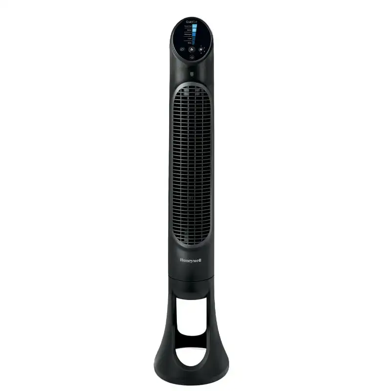 40" Quiet Set Oscillating Electric Tower Stand Fan, Length 10", Black, NEW, HYF260B
40" Quiet Set Oscillating Electric Tower Stand Fan, Length 10", Black, NEW, HYF260B